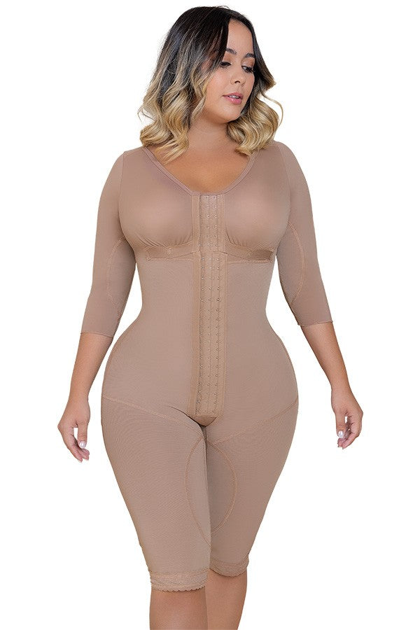 Long Bodyshaper With Brassier And Sleeves