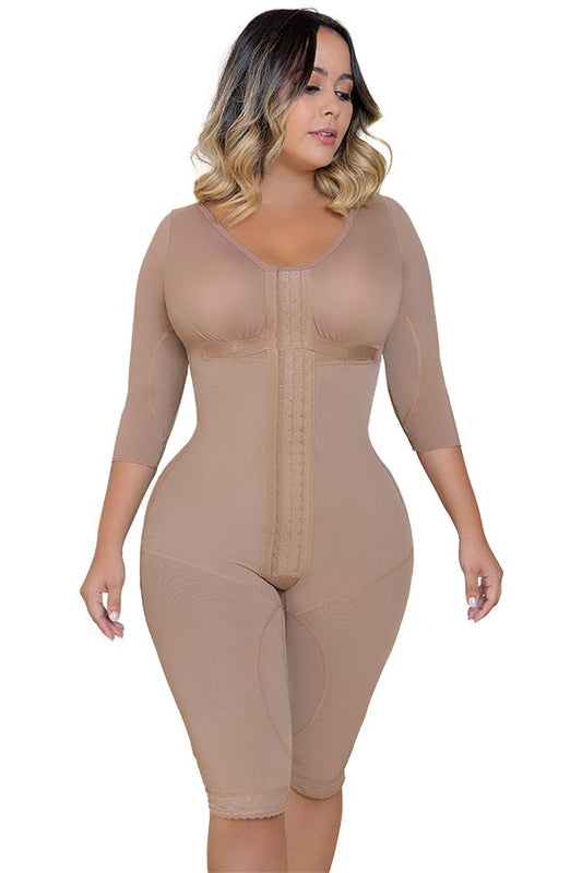 Long Bodyshaper With Brassier And Sleeves